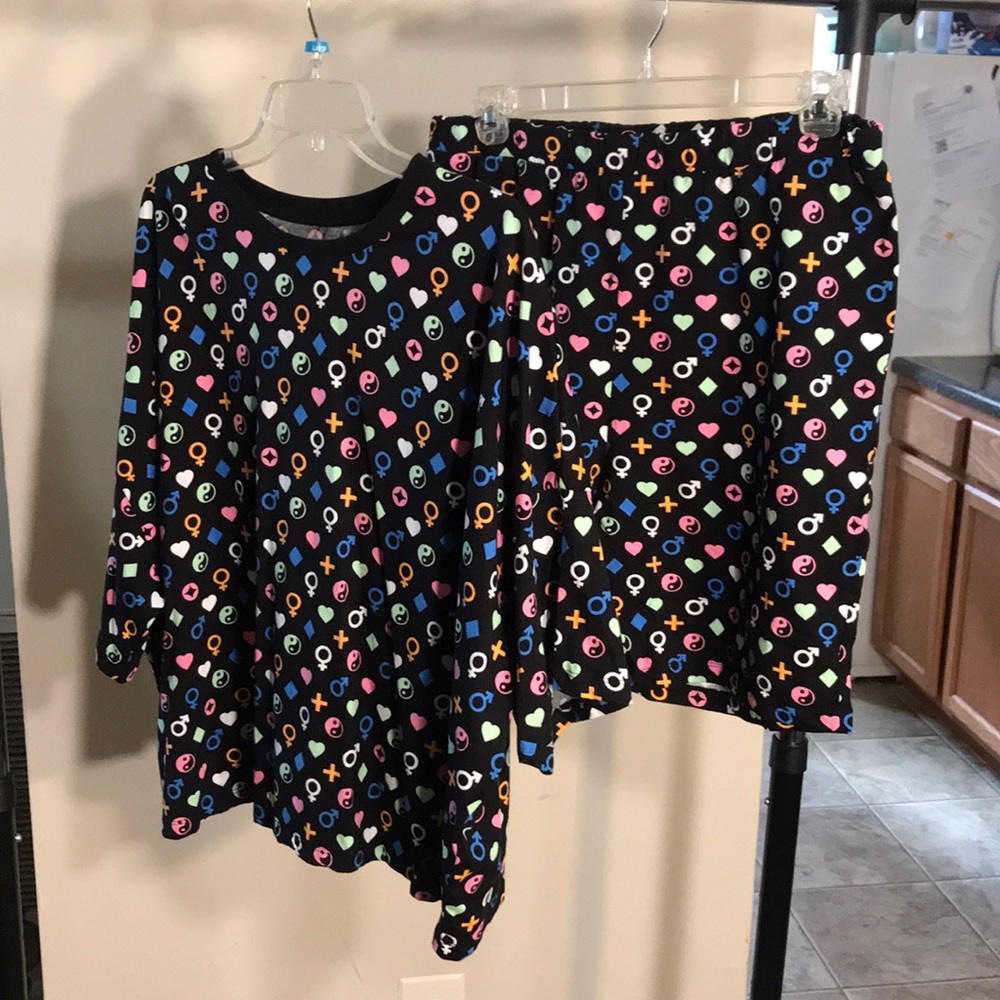Biker short set